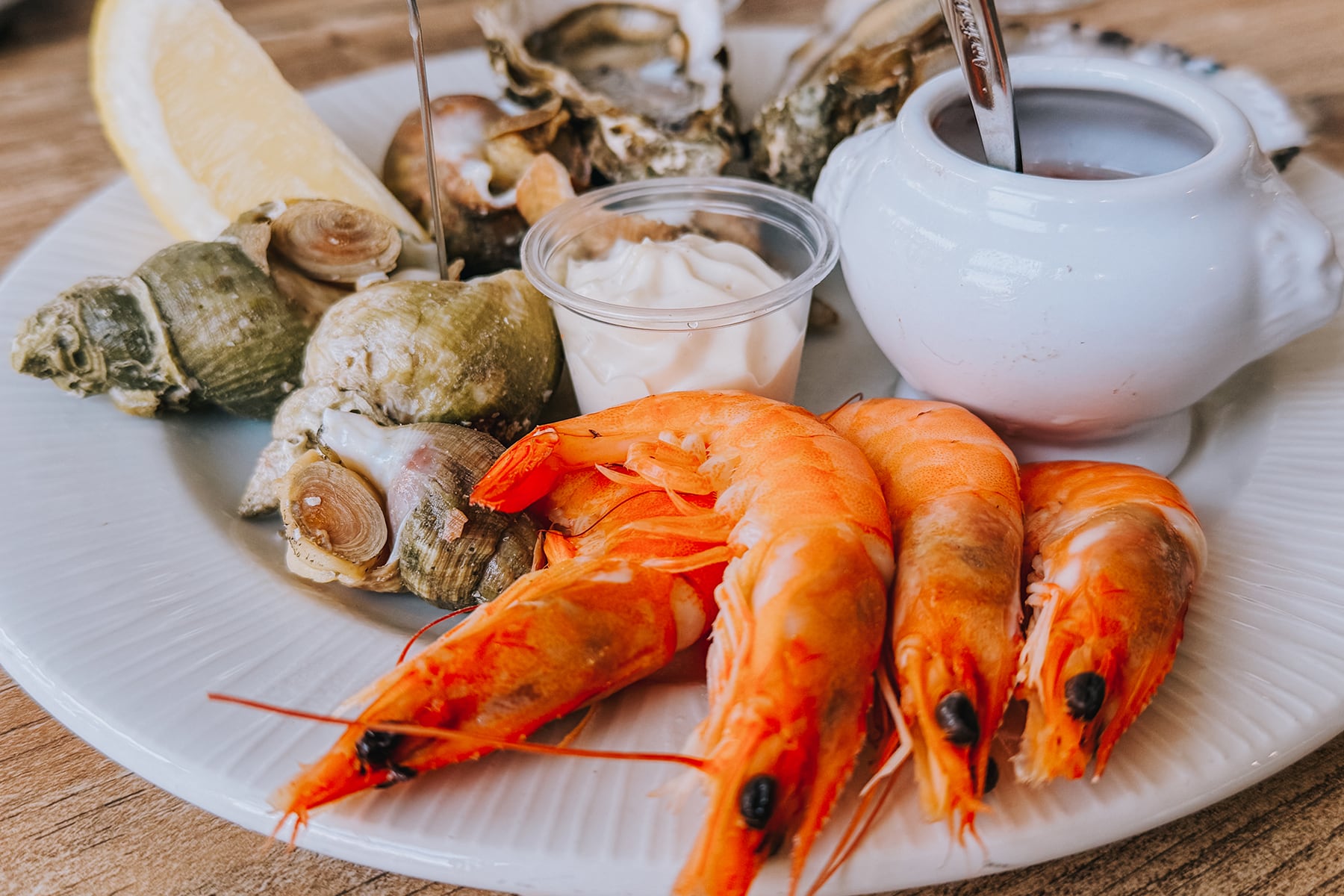 Abendessen in La Tranche-sur-mer