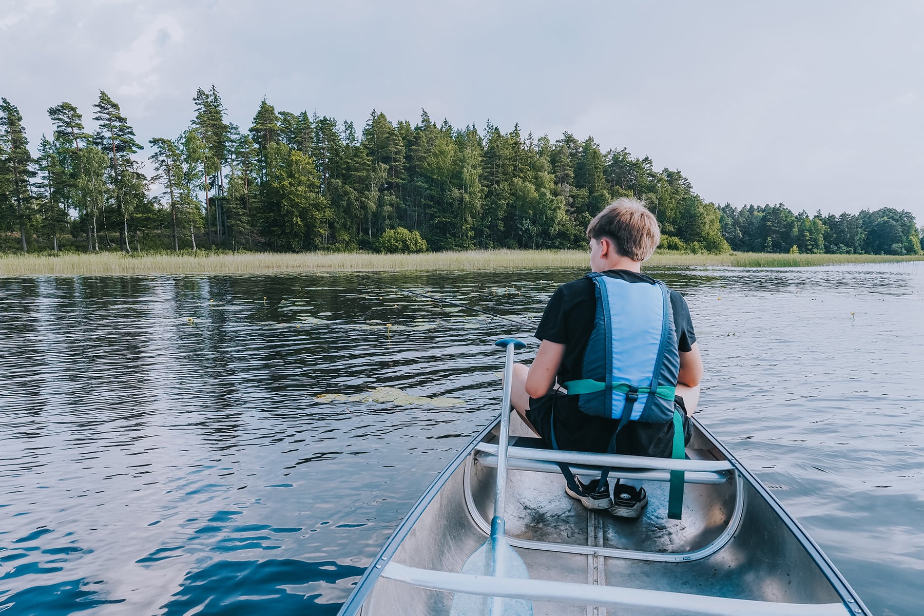 Sommerferien in Småland am Åsnen