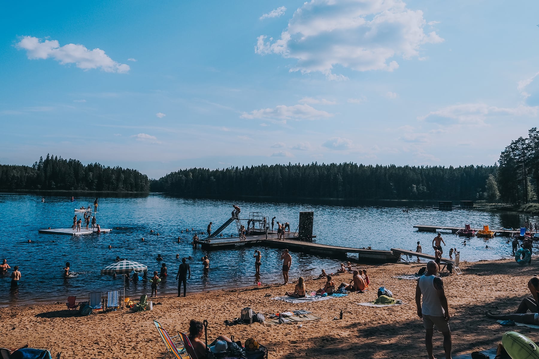 Isaberg Mountain Resort Schweden Småland Badesee