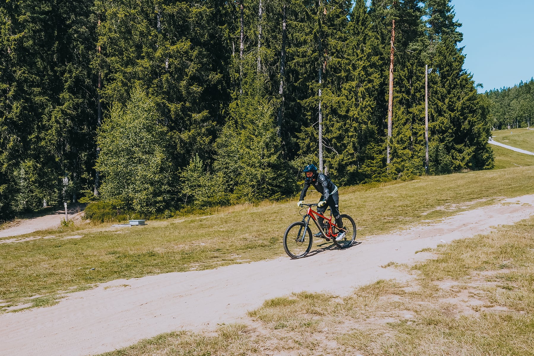 MTB Biken am Isaberg in Schweden