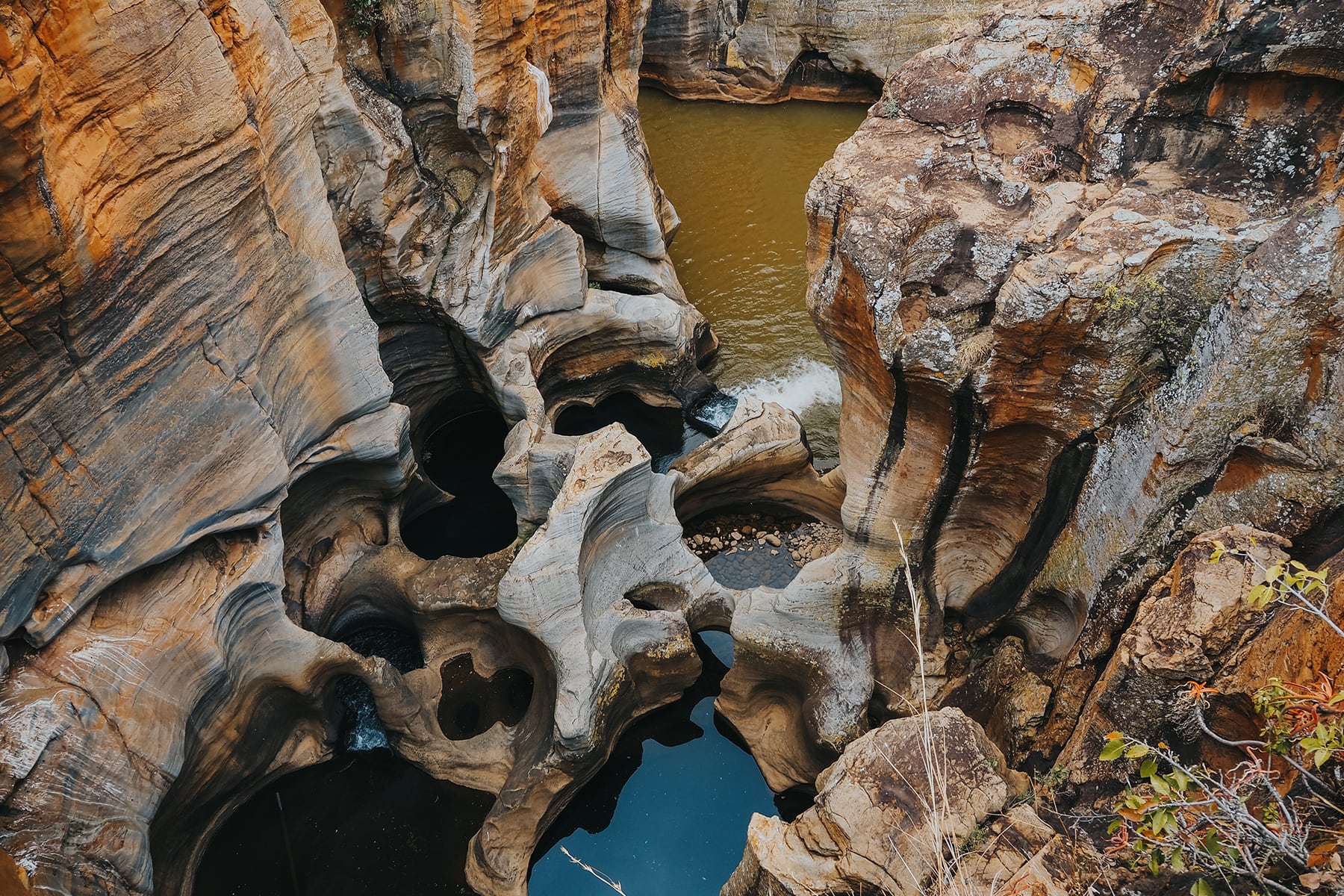 Bourke‘s Luck Potholes in Südafrika
