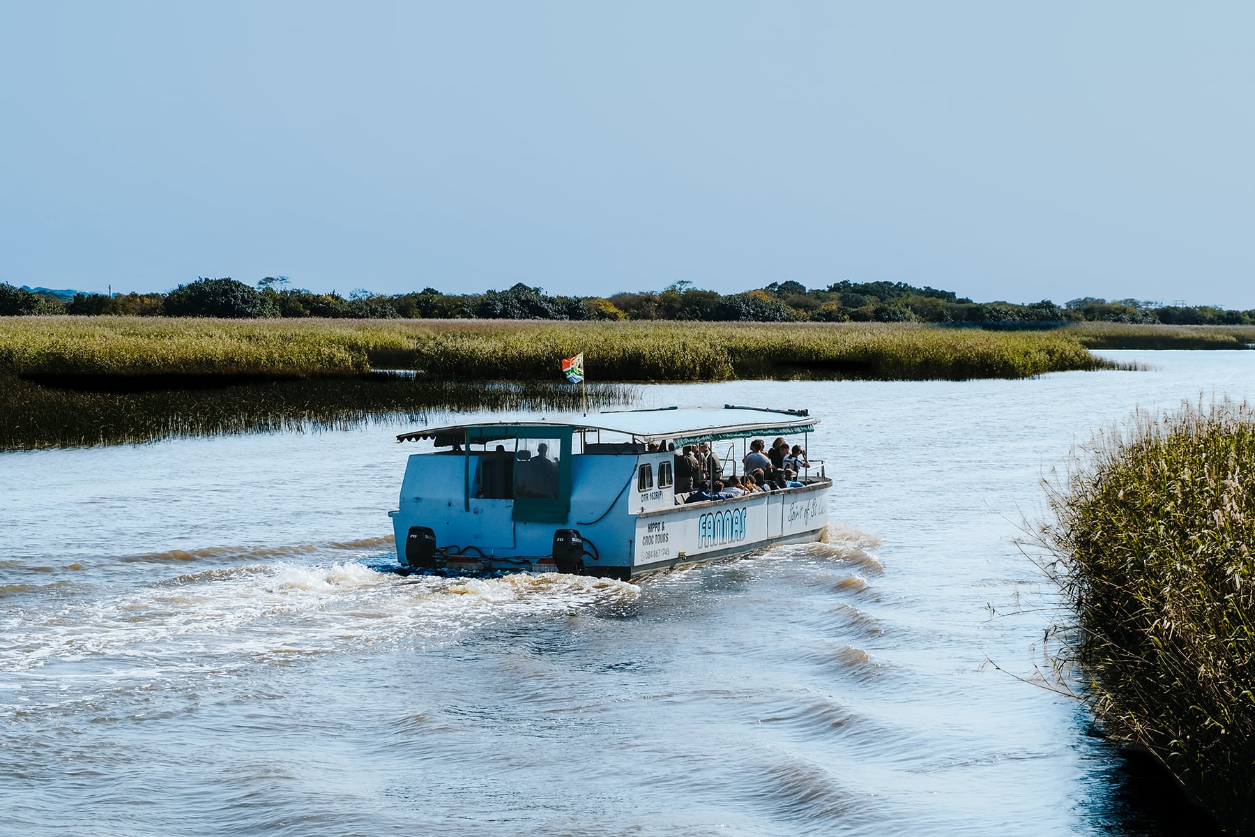 Santa Lucia Südafrika Hippos Flusspferde