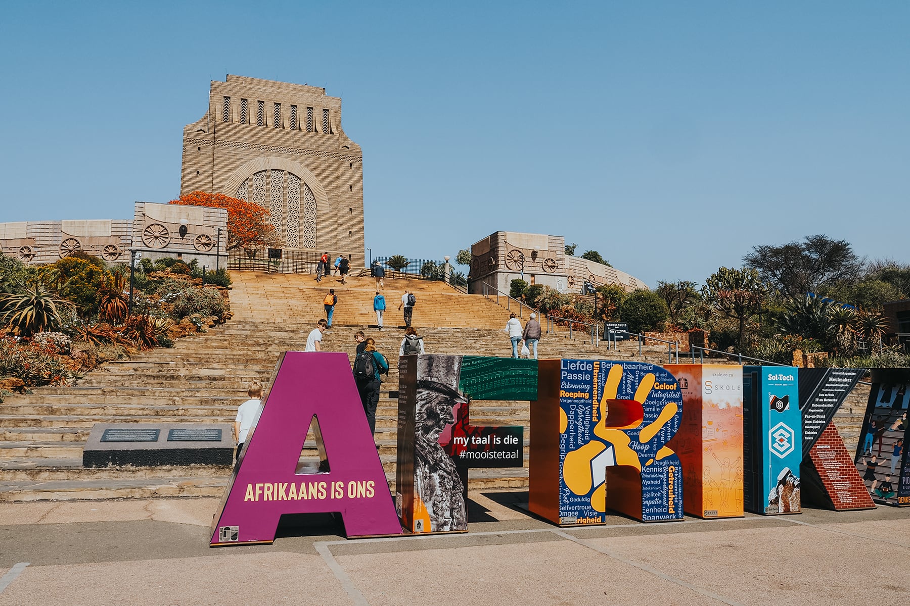 Voortrekkermonument in Pretoria in Süadafrika