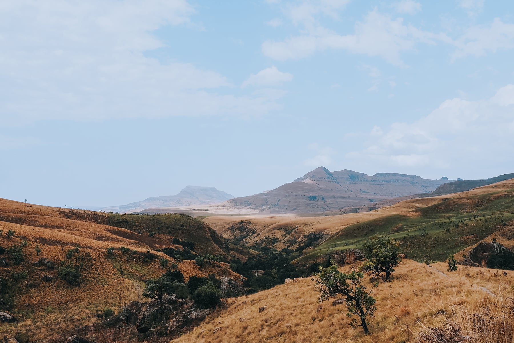 Drakensberge Wanderung Südafrika Rundreise