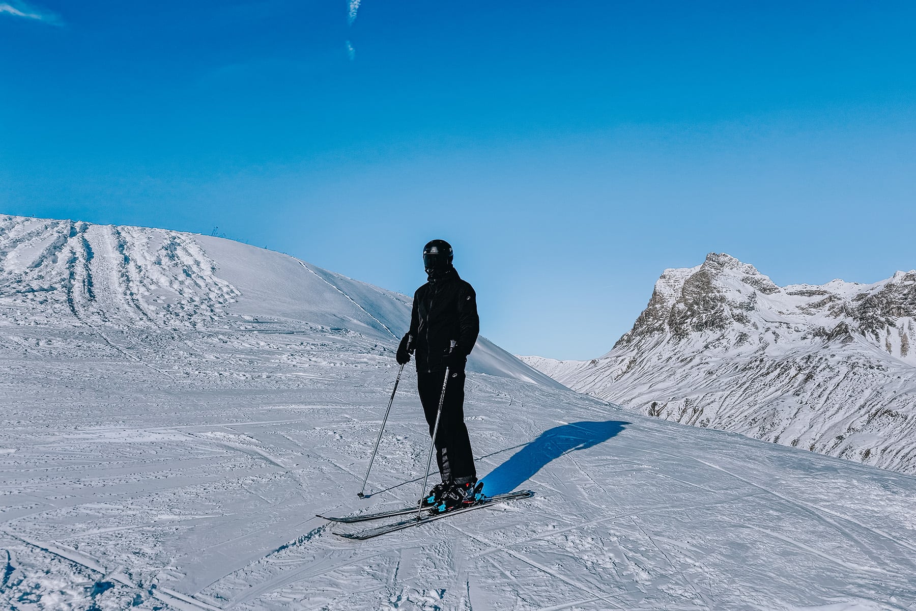 Skifahren Winterurlaub Warth Schröcken Vorarlberg Österreich