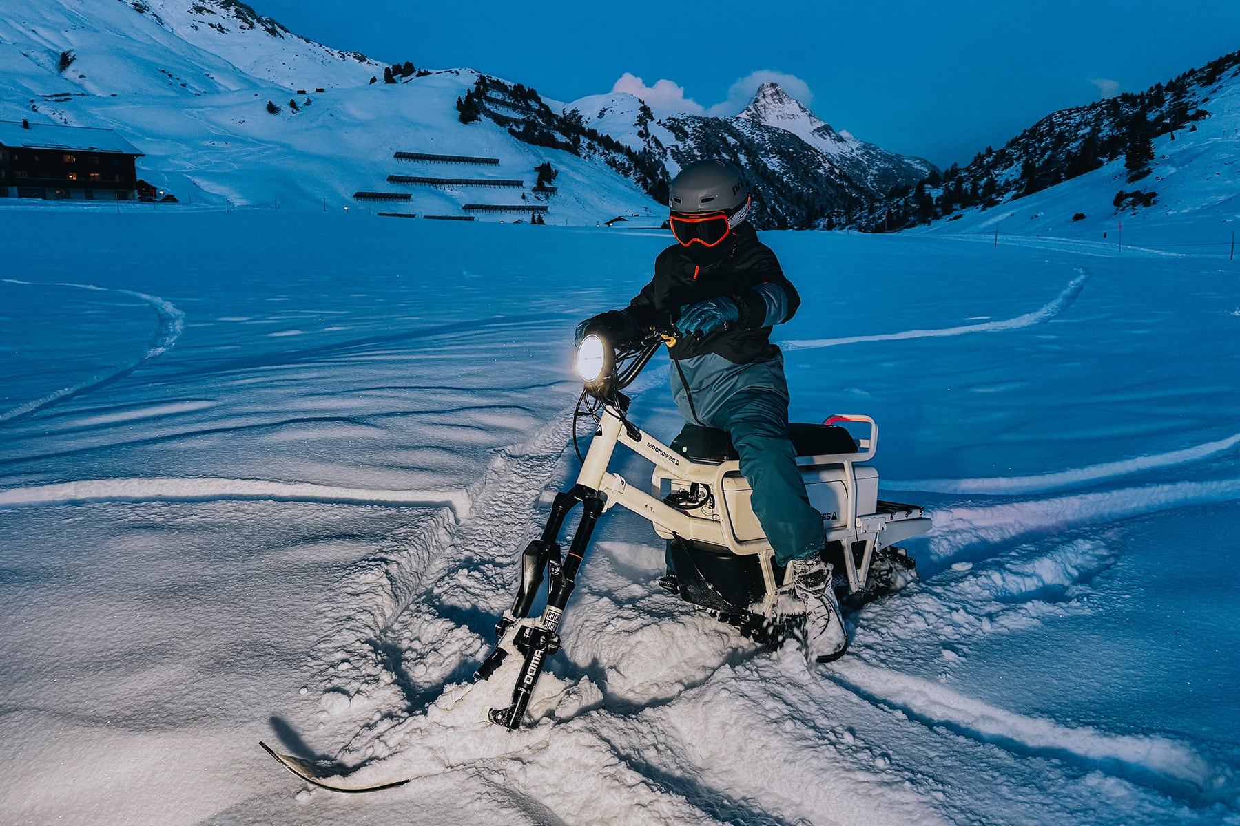 Moonbikes Warth Schröcken Vorarlberg Österreich Winter