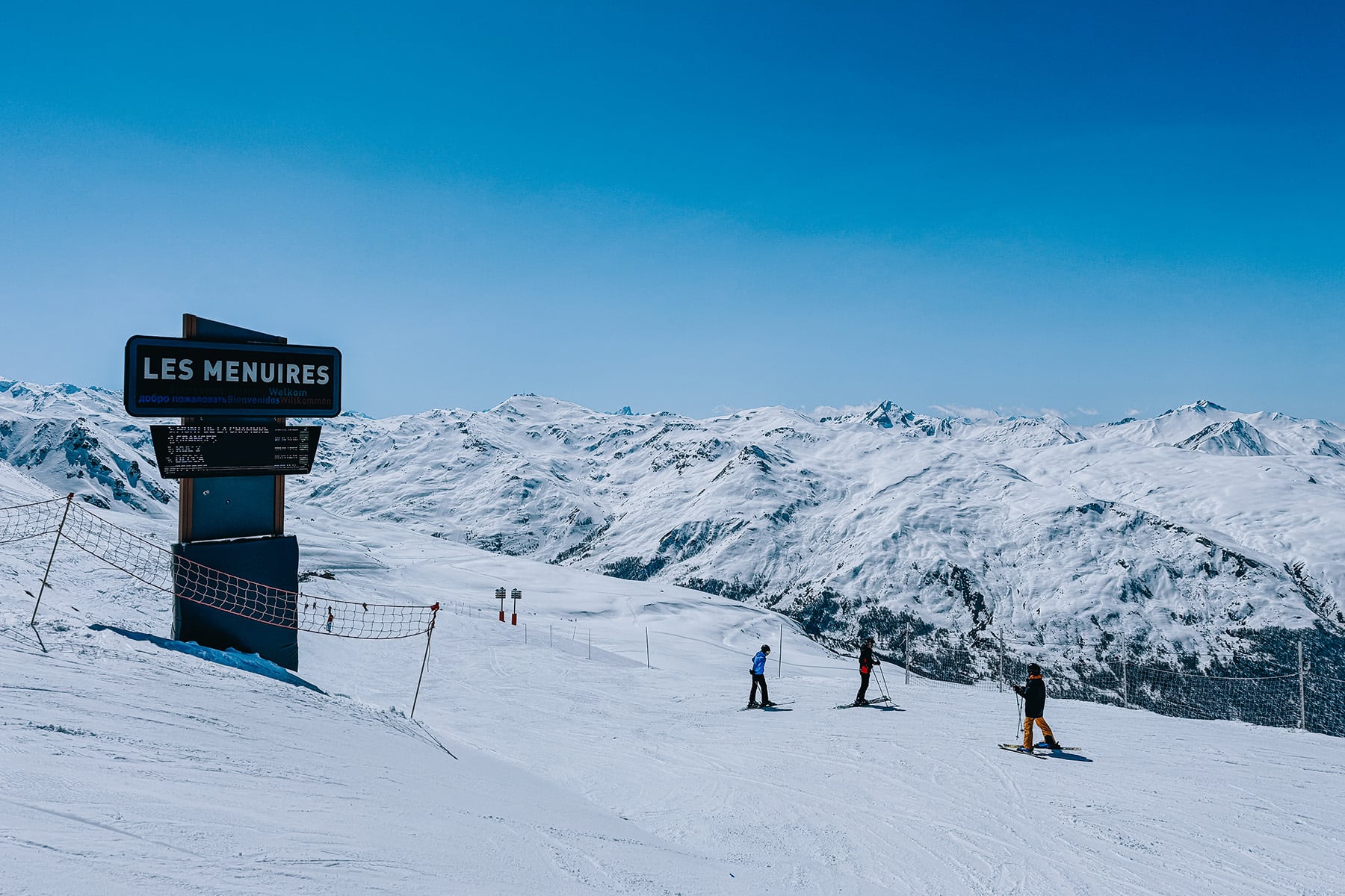 Les 3 Vallées in Frankreich: Skifahren für Familien