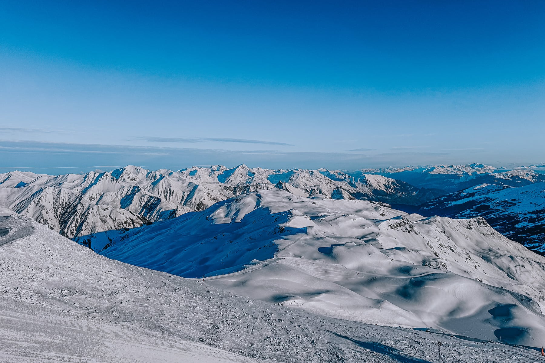 Les 3 Vallées in Frankreich: Skifahren für Familien