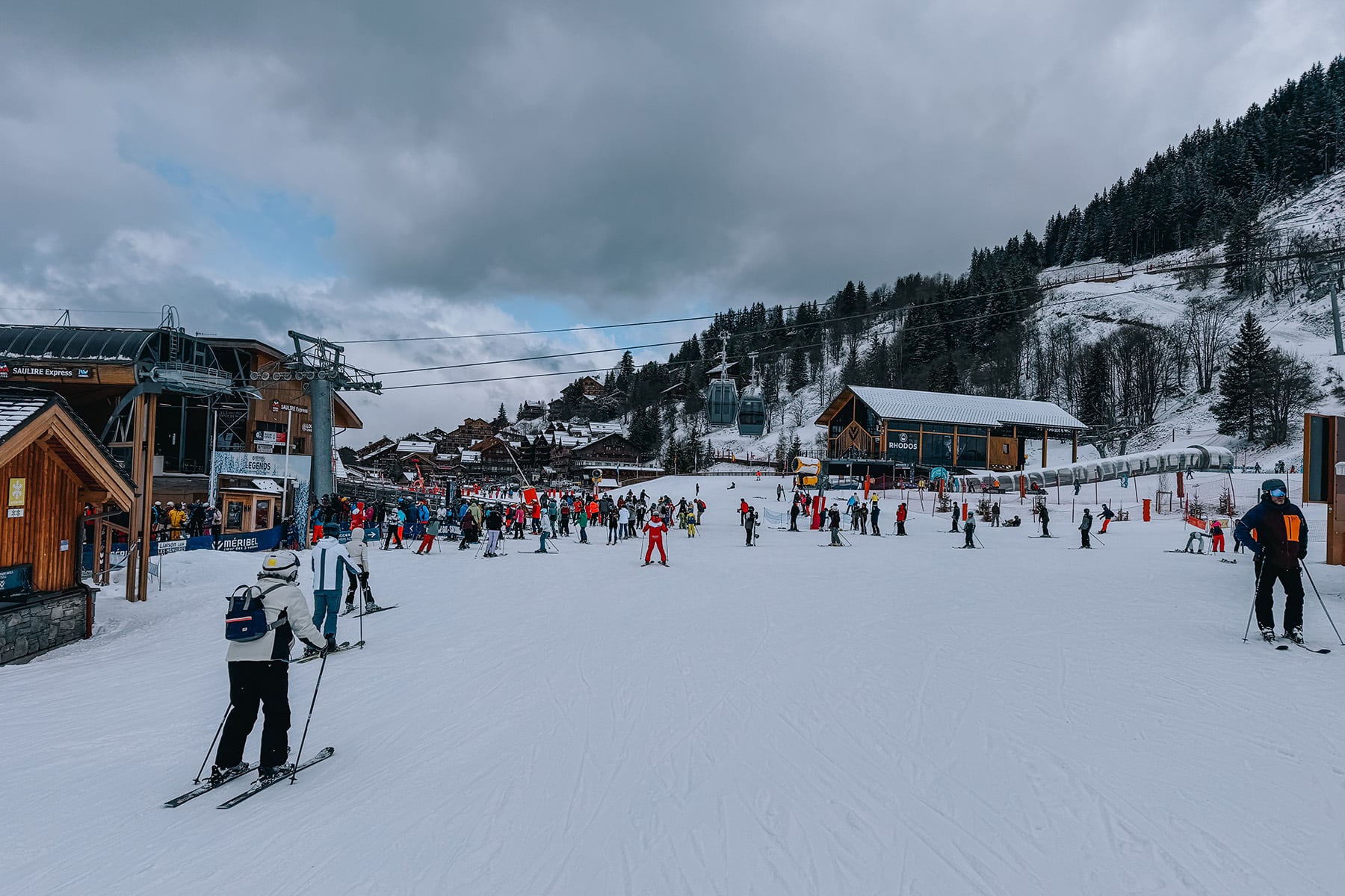 Les 3 Vallées in Frankreich: Skiurlaub mit Kindern und Teenagern Méribel