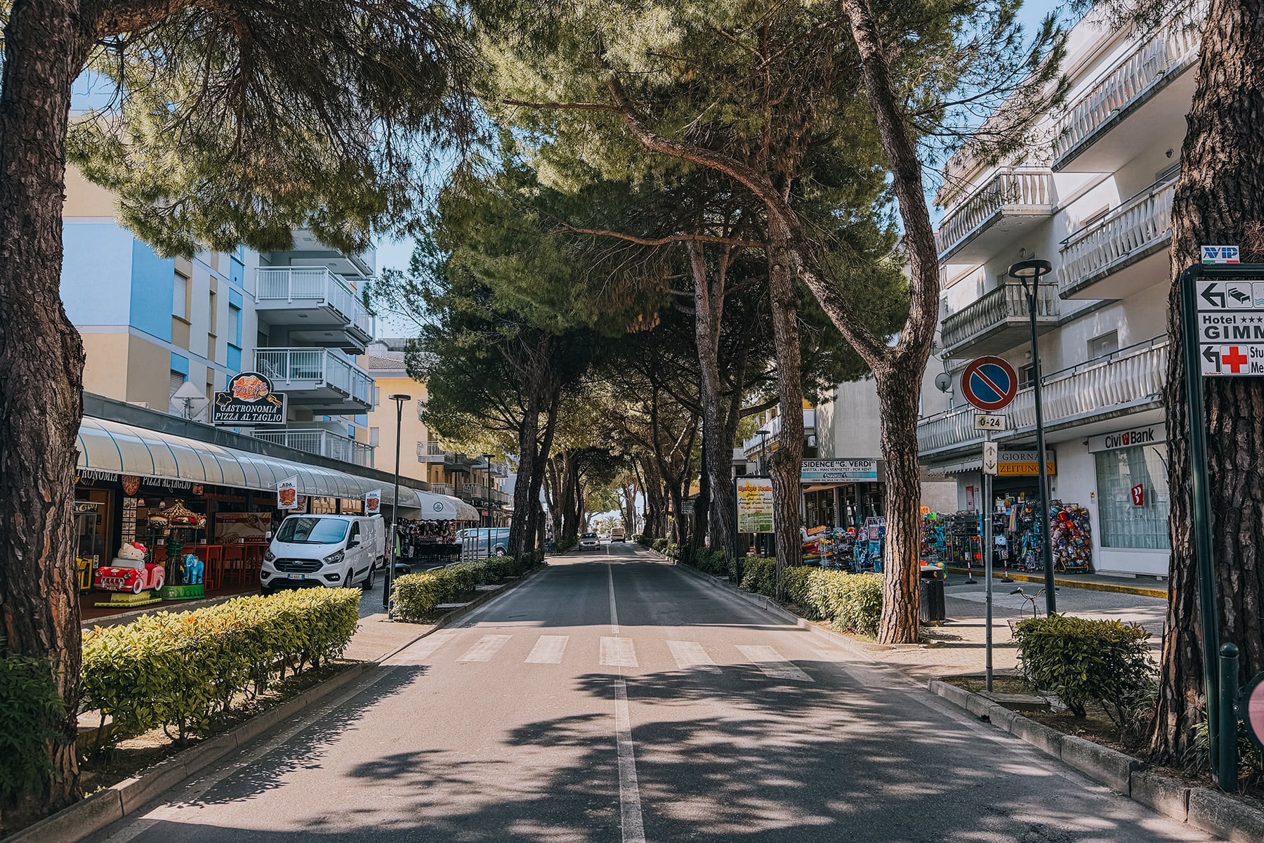 Sommer in Bibione in Italien