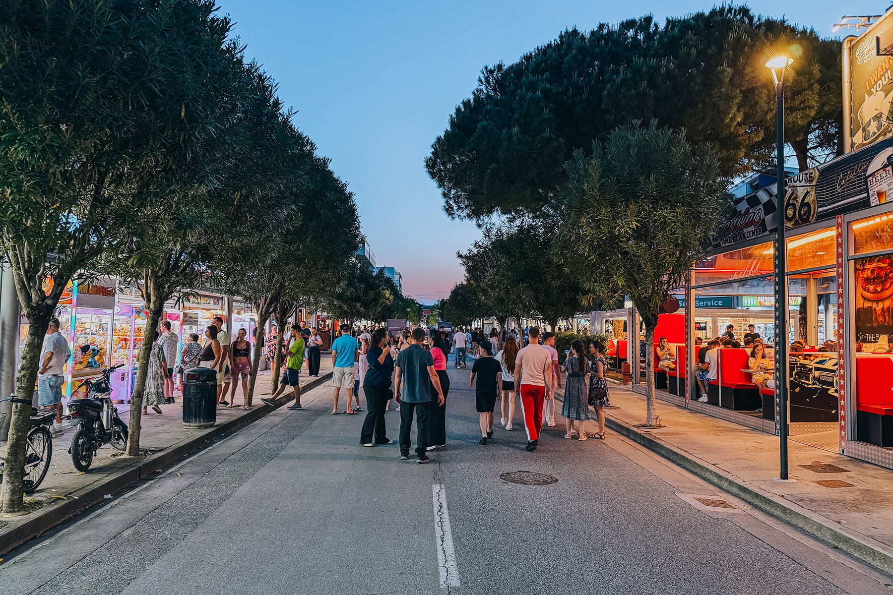 Sommer in Bibione in Italien