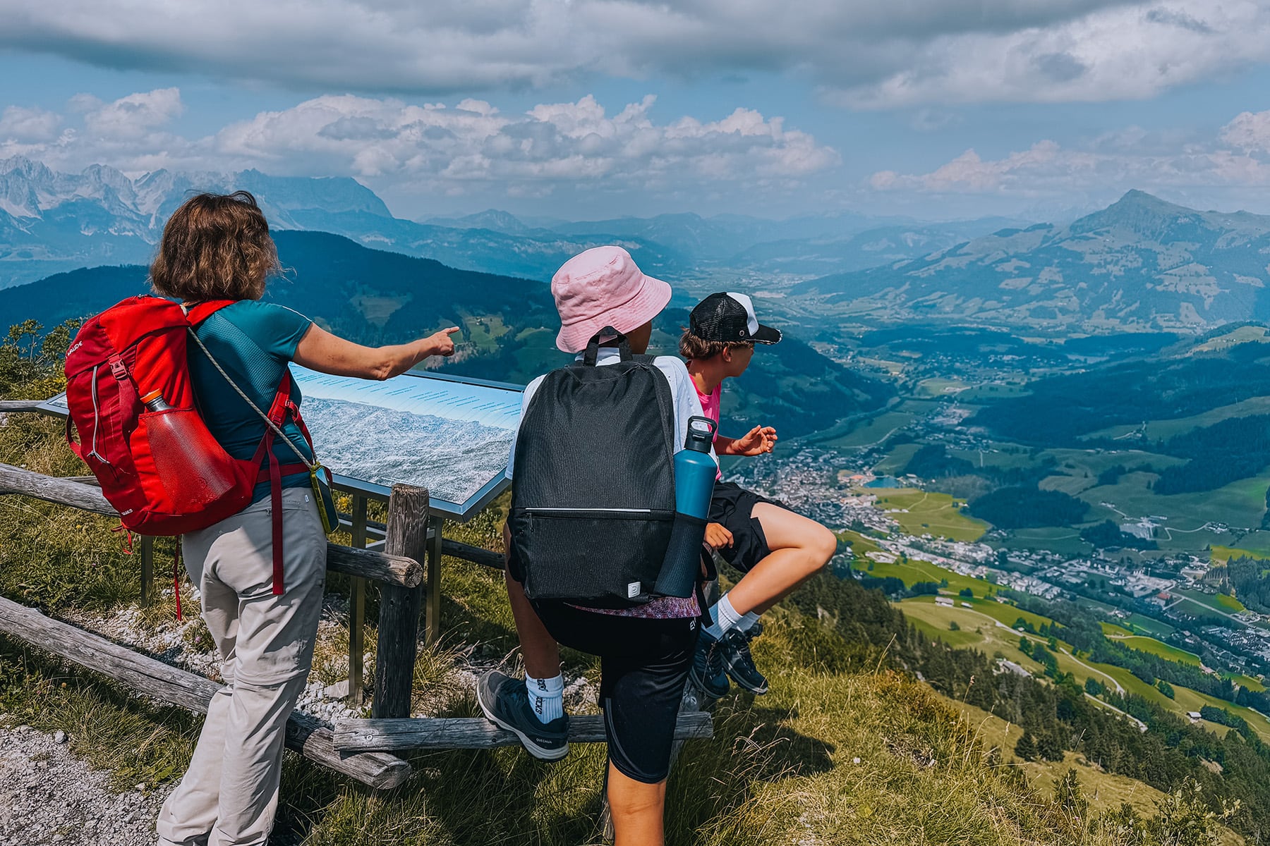 KAT Walk Family in den Kitzbüheler Alpen in Tirol in Österreich