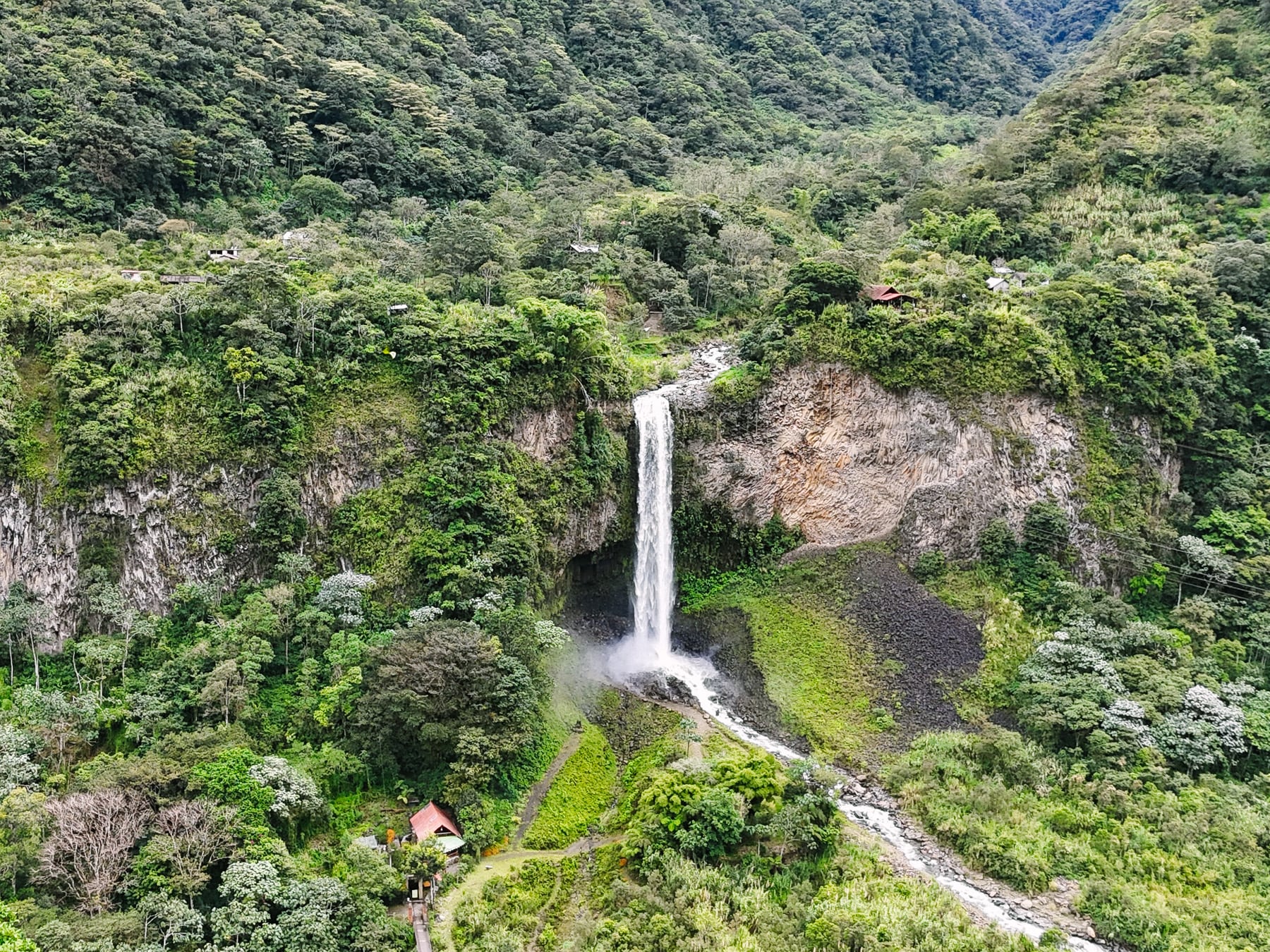 Ecuador mit Kindern: Rundreise in Südamerika mit Wasserfall