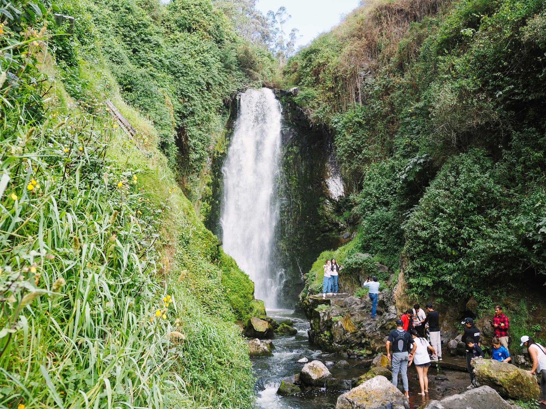 Cascada Pechuge Otavalo Ecuador