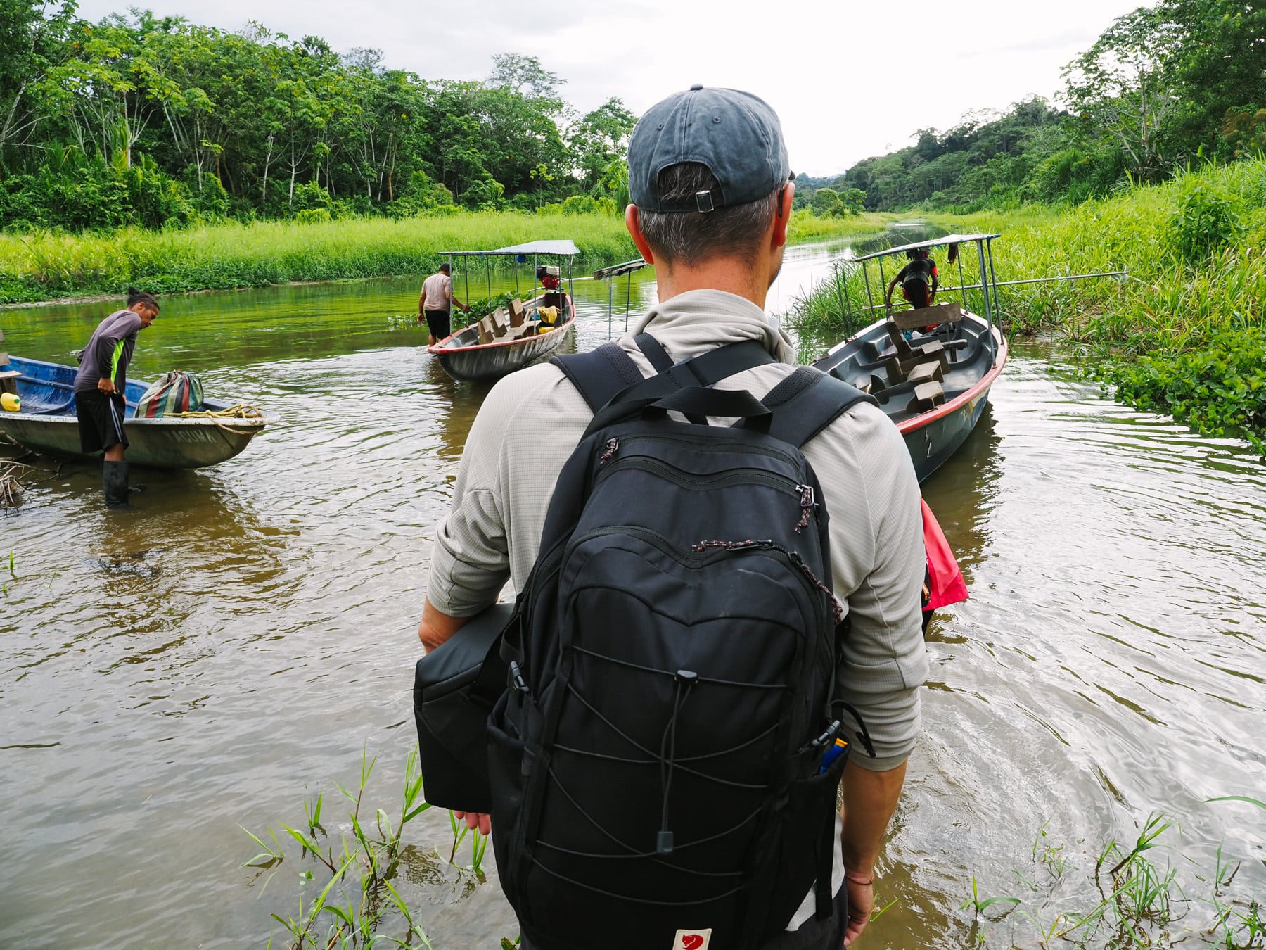 Amazonasgebiet in Ecuador mit dem Boot erkunden