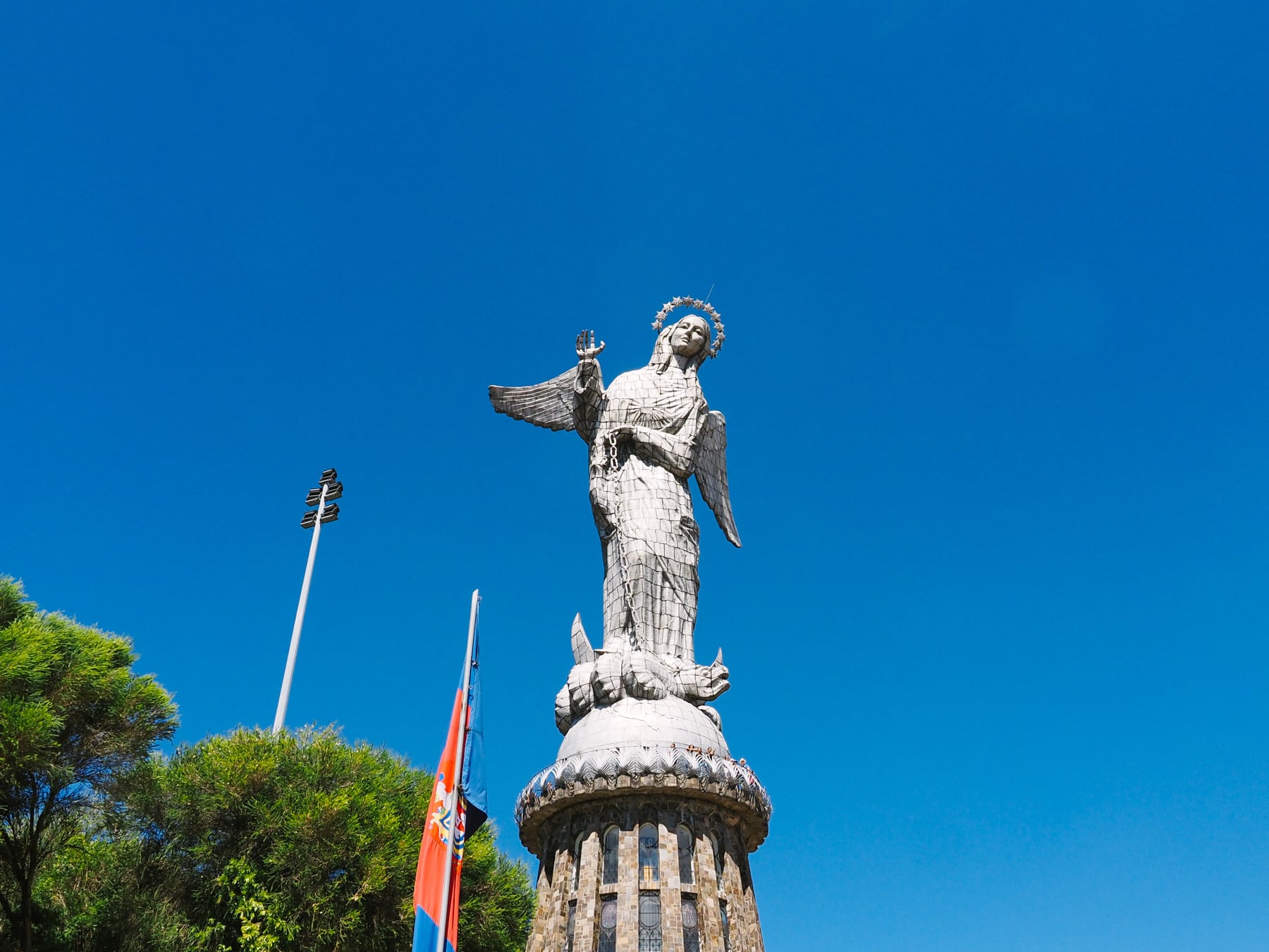 Madonna auf dem Panecillo in Quito Ecuador