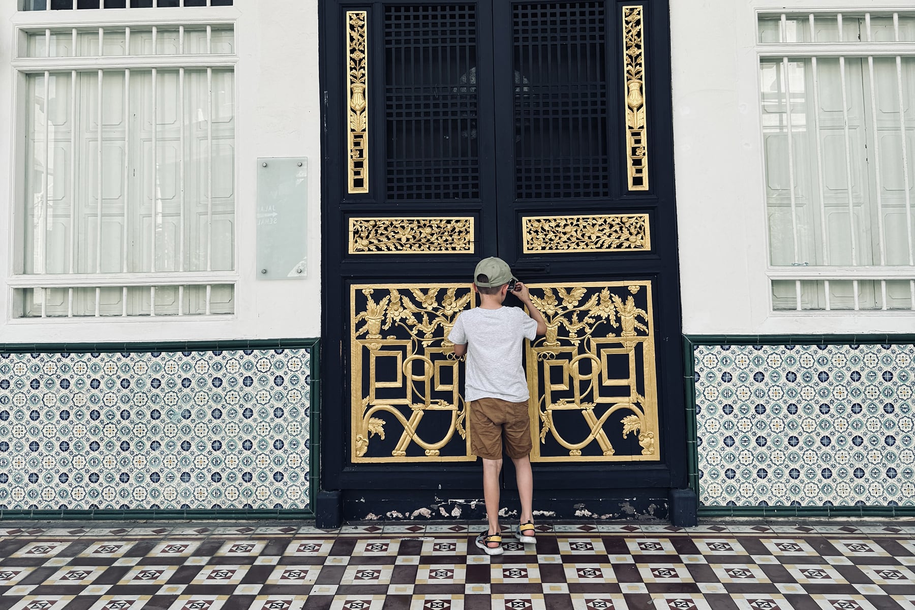 George Town Malaysia mit Kindern