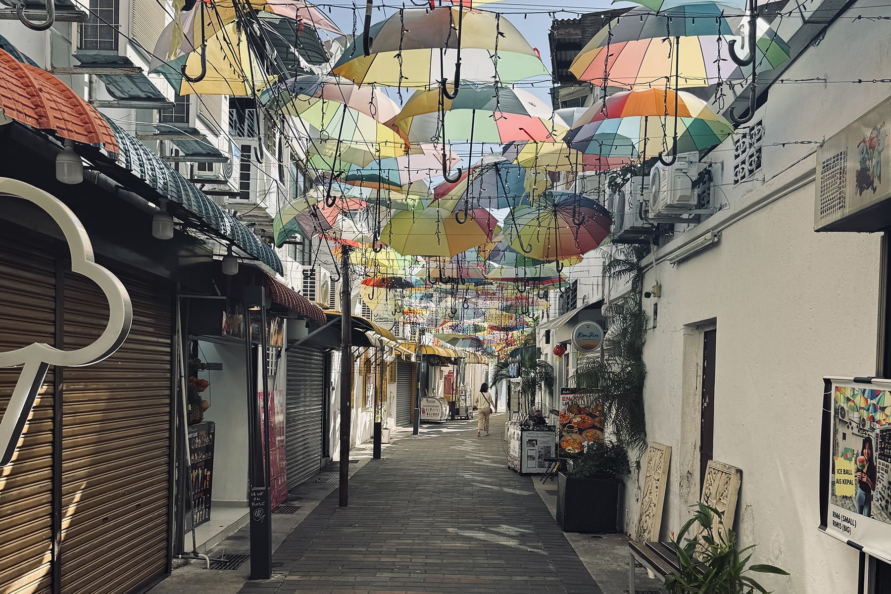 George Town  mit Kindern in Malaysia