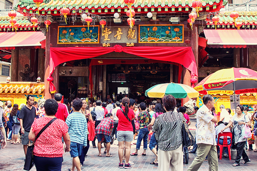 Singapur Singapore China Town