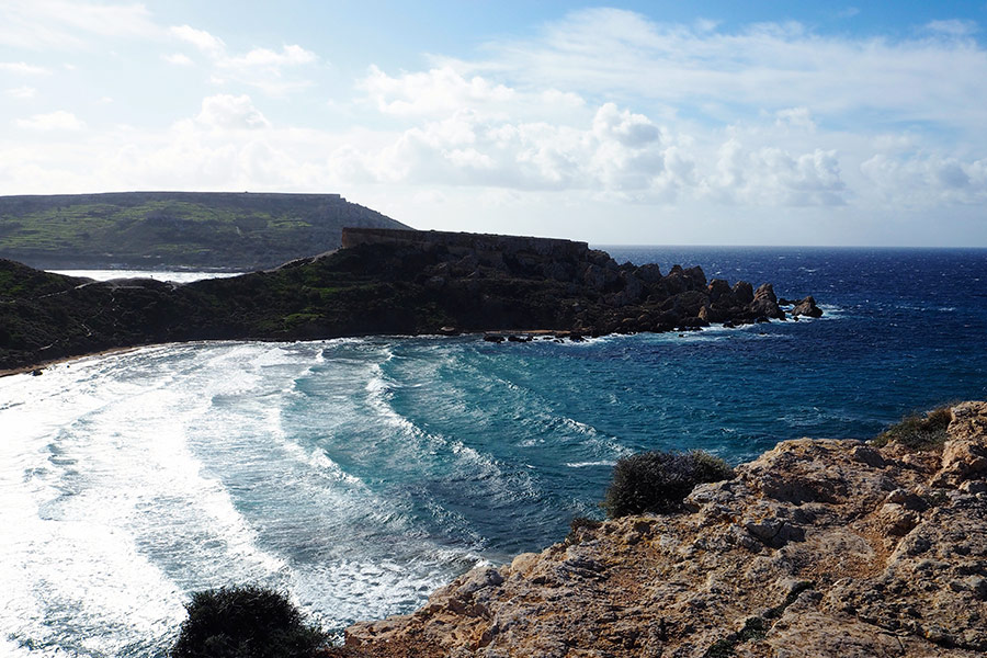 Ghajn Tuffieha Bay Malta