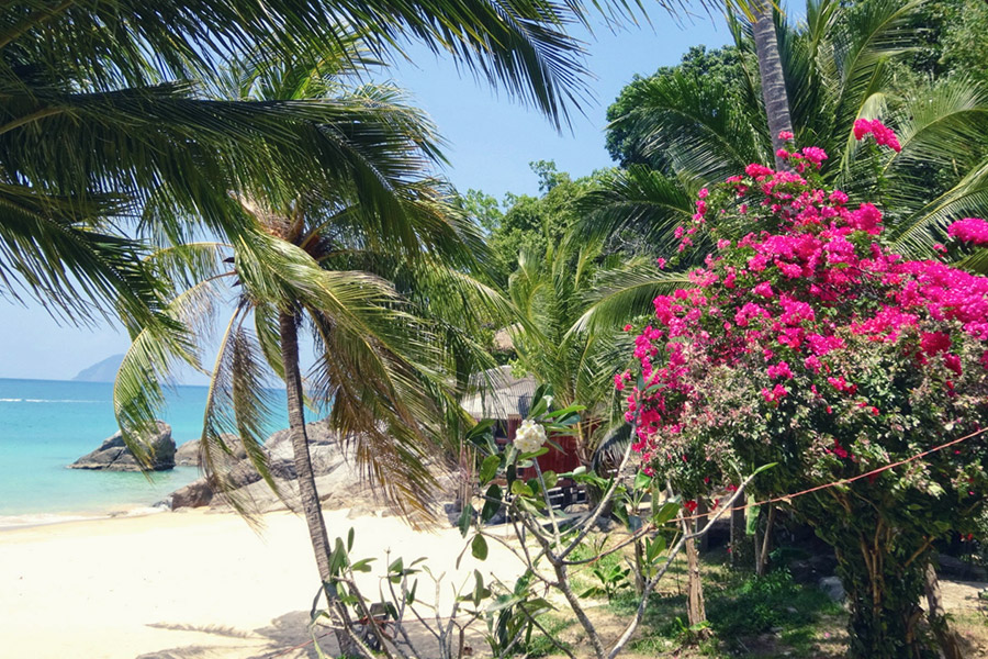 Die Bucht vom Keranji Beach, Perhentian Kecil