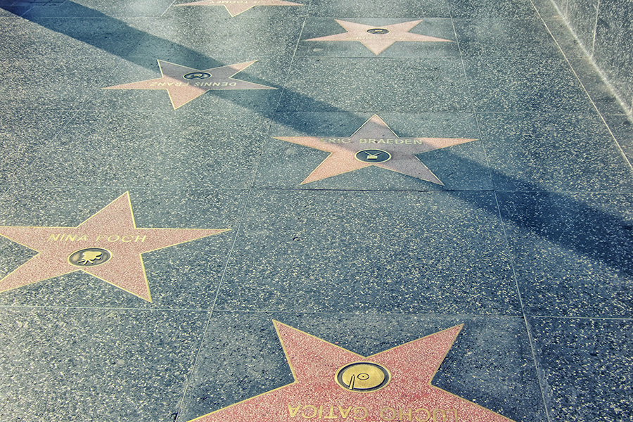 Walk of Fame Hollywood Los Angeles Kalifornien USA